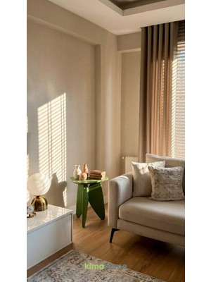 Kimahome Kelebek Görünümlü Dekoratif 3 Ayaklı Modern Ziğon Yan Sehpa 43 cm