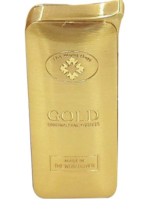 Hunter Altın Görünümlü Metal Gazlı Çakmak