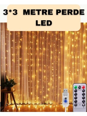 Iç ve Dış Mekan Perde LED – Bahçe, Balkon ve Veranda Için