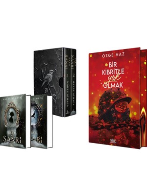 Ephesus Yayınları Saka ve Sanrı Ikili Kutu Ciltli ve Bir Kibritle Yok Olmak 2 Yan Boyalı Ciltli