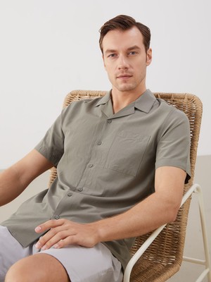 Lc Waikiki Yeni Sezon Regular Fit Modal Karışımlı Erkek Gömlek