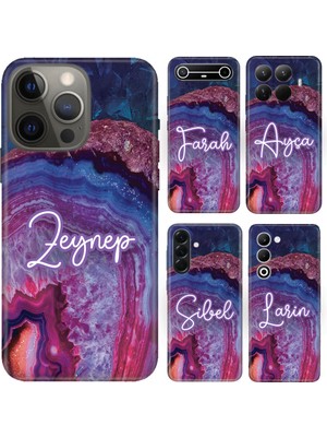 Nurdic Casper Via E30 M40 M45 A40 X20 X30 X40 Kılıf Isim Yazılı Silikon Mor Ametist