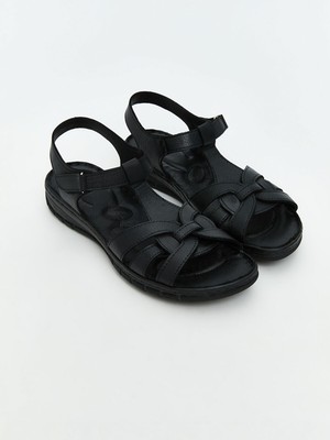 Lc Waikiki Yeni Sezon Deri Görünümlü Kadın Sandalet