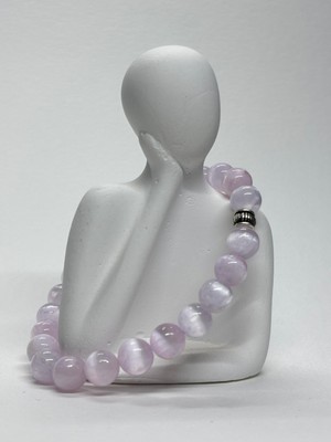 Gemsartdeco Pembe Selenit Doğaltaş Bileklik