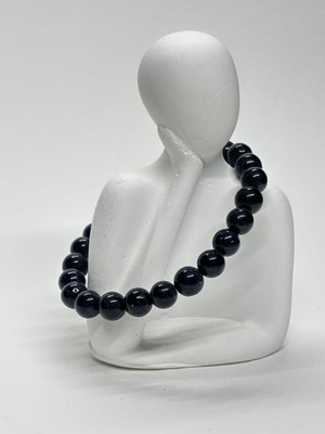 Gemsartdeco Lacivert Yıldıztaşı Doğaltaş Bileklik