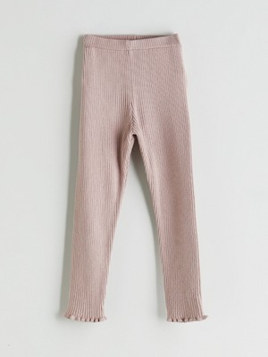 Lc Waikiki Yeni Sezon Beli Lastikli Yumuşak Dokulu Kız Çocuk Triko Tayt