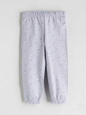 Lc Waikiki Yeni Sezon Beli Lastikli Desenli Kız Çocuk Eşofman Altı