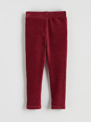 Lc Waikiki Yeni Sezon Beli Lastikli Basic Kız Çocuk Kadife Tayt