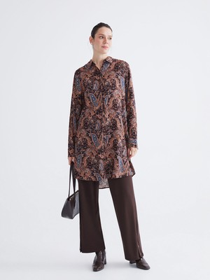 Lc Waikiki Yeni Sezon Desenli Kadın Gömlek Tunik