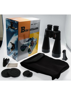 AriaTech Çift Gözden Ayarlı Mavı Mercekli Süper Dürbün Breaker 100X100 El Dürbünü - Lisinya