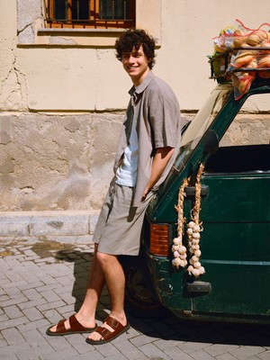 Lc Waikiki Yeni Sezon Standart Kalıp Keten Görünümlü Erkek Bermuda Şort