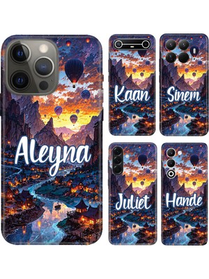 Nurdic Huawei Honor 200 400 Pro Magic 7 8 Lite Kılıf Isim Yazılı Kapadokya Art