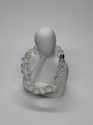 Gemsartdeco Necef Dağ Kristalı Şans Taşı Doğaltaş Bileklik