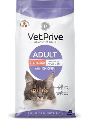 Braventa Collection Vetprive Adult Sterilsed With Chicken 1,5 kg
