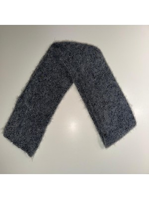 El Örgüsü Atkı ve Bere Takımı Gri