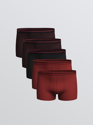 Lc Waikiki Yeni Sezon Standart Kalıp Pamuklu Esnek Erkek Boxer 5'li