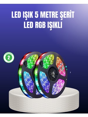 Zenvia Enerji Tasarruflu Rgb Şerit LED 5 Metre ZNV2025