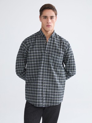 Lc Waikiki Yeni Sezon Regular Fit Uzun Kollu Ekose Gabardin Erkek Gömlek