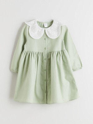 Lc Waikiki Yeni Sezon Bebe Yaka Kız Bebek Elbise