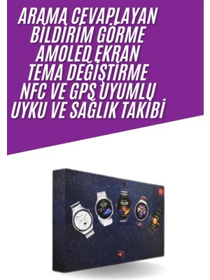 Tunç Line Unısex Yuvarlak Ekranlı 7 Kordonlu Akıllı Saat Gps Destekli Çoklu Kordon Seçeneği