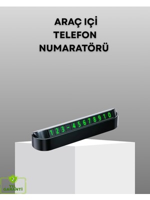Fixup Gri Alüminyum Araç Içi Telefon Numaratörü – Dayanıklı, Modern ve Net Görünürlük Sağla