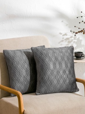 Lc Waikiki Yeni Sezon Kapitone Desenli Kırlent Kılıfı 2'li 45X45 cm