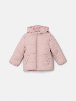 Lc Waikiki Yeni Sezon Kapüşonlu Kız Çocuk Şişme Mont