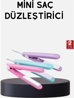 Zenvia Seyahat Tipi Mini Saç Düzleştirici – Seramik Kaplama, Hızlı Isınma, Kompakt Tasarım