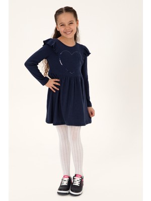 U.s. Polo Assn. Kız Çocuk Açık Lacivert Elbise (Örme) 50318088-VR059