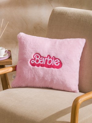 Lc Waikiki Yeni Sezon Barbie Nakışlı Pelüş Kırlent 35X45 cm