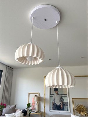 Dream Mode Solis 2’li Sarkıt Avize | Modern Dekoratif Mutfak ve Salon Aydınlatması