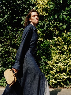 Lc Waikiki Yeni Sezon Kuşaklı Jean Gömlek Elbise