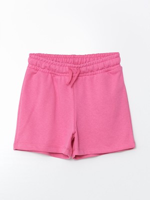 Lc Waikiki Yeni Sezon Beli Lastikli Kız Çocuk Şort