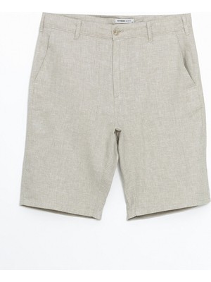 Lc Waikiki Yeni Sezon Standart Kalıp Keten Karışımlı Erkek Şort