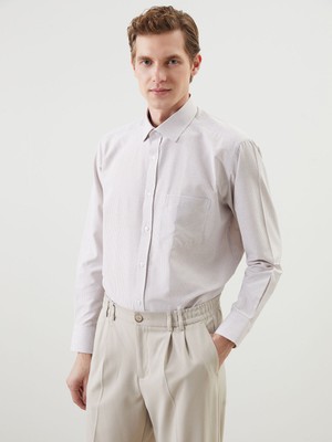 Lc Waikiki Yeni Sezon Regular Fit Uzun Kollu Ekose Poplin Erkek Gömlek