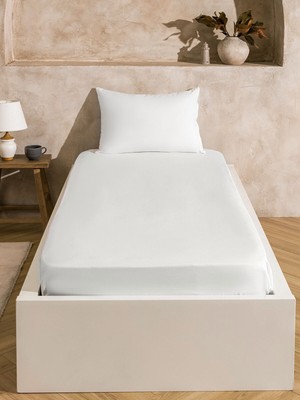 Lc Waikiki Yeni Sezon Düz Pamuklu Tek Kişilik Lastikli Çarşaf