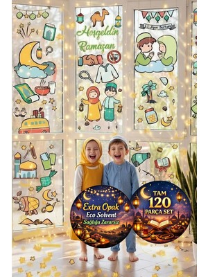 Kt Grup Hoşgeldin Ramazan Mat Görünümlü Mega Sticker Seti 120 Parça