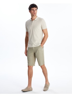 Lc Waikiki Yeni Sezon Rahat Kalıp Keten Karışımlı Erkek Şort