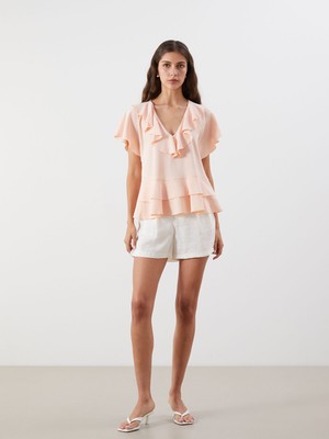 Lc Waikiki Yeni Sezon Loose Fit Modal Karışımlı Kadın Şort