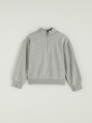 Lc Waikiki Yeni Sezon Dik Yaka Kız Çocuk Sweatshirt