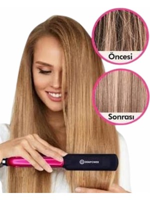 DecoTech Saç Düzleştirici Seramik Kaplama Yüksek Isı Ayarlı Profesyonel 4 Kademeli 220 Decere
