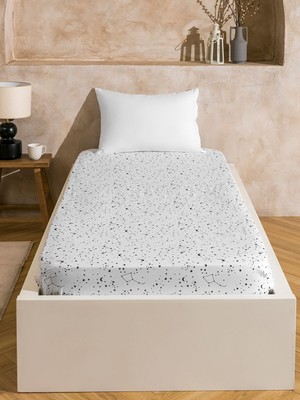 Lc Waikiki Yeni Sezon Yıldız Baskılı Tek Kişilik Lastikli Çarşaf