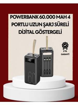 Store Mania 4 Çıkışlı Hızlı Şarj Destekli Powerbank (STORE-MANIA-5938)