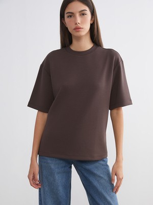 Lc Waikiki Yeni Sezon Bisiklet Yaka Kadın Tişört