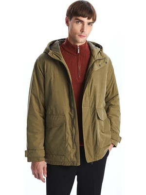 Lc Waikiki Yeni Sezon Rahat Kalıp Kapüşonlu Erkek Mont