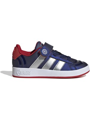 Adidas Grand Court Captain America El Çocuk Lacivert Sneaker