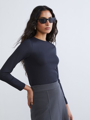 Lc Waikiki Yeni Sezon Bisiklet Yaka Kadın Body