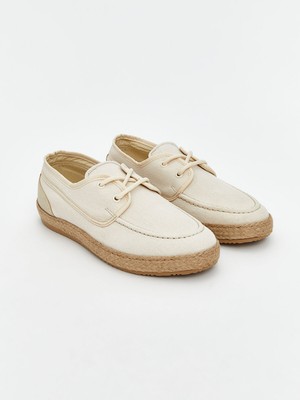 Lc Waikiki Yeni Sezon Bağcıklı Hasır Tabanlı Erkek Klasik Ayakkabı