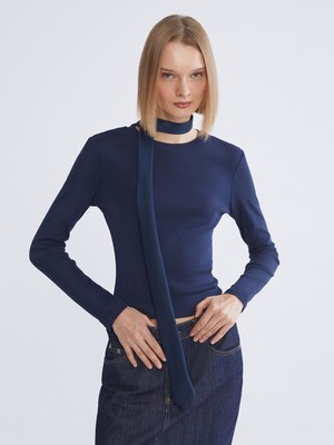 Lc Waikiki Yeni Sezon Bisiklet Yaka Modal Karışımlı Kadın Body