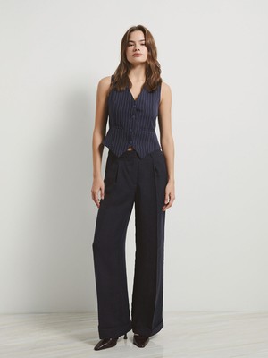 Lc Waikiki Yeni Sezon Standart Fit Düz Geniş Paça Kadın Pantolon